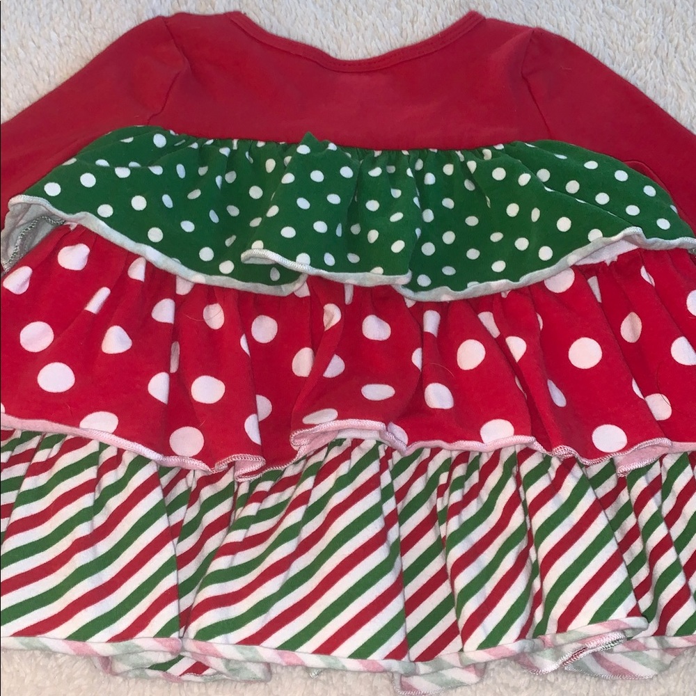 Bonnie Baby Christmas Holiday Tunic Top EUC 24M - Picture 8 of 9